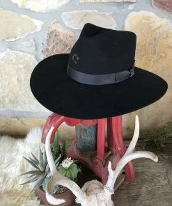 The Ranch House Charlie 1 Horse - Highway Hat In Black