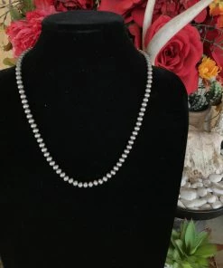 The Ranch House 22" 6mm Pearl Necklace