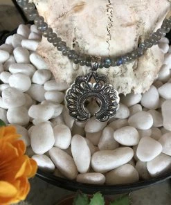 The Ranch House Labradorite Bead Naja Necklace Jewelry