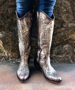 The Ranch House Liberty Black Cabra Buffed Metal Boot Collections