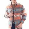 Tops Scully Men's Southwest Aztec Shirt Jacket
