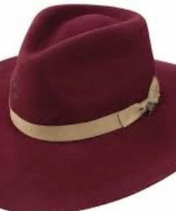 The Ranch House Charlie 1 Horse - Highway Hat Burgundy #1 Hats