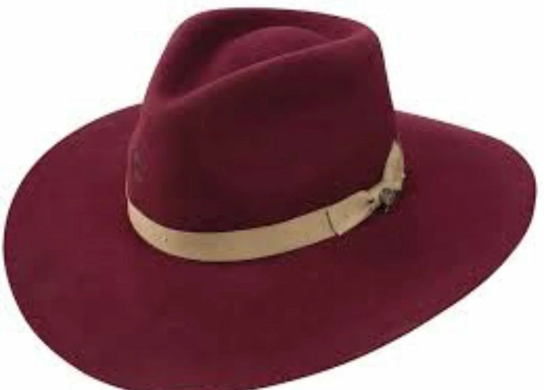 The Ranch House Charlie 1 Horse - Highway Hat Burgundy #1 Hats 3 The Ranch House Charlie 1 Horse - Highway Hat Burgundy #1 Hats