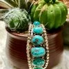 The Ranch House Multi-stone Turquoise & Sterling Silver Cuff Bracelet Accessories