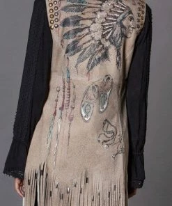 The Ranch House Double D Ranch Buckskin Artifacts Vest