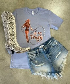 Ranch Swag Tops Lil Bit Tricky Tee