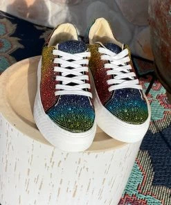 Betsy Johnson Betsey Johnson Sidny Rhinestone Sneakers - 1