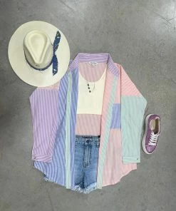 Davi & Dani The Easter Egg Button Up Women