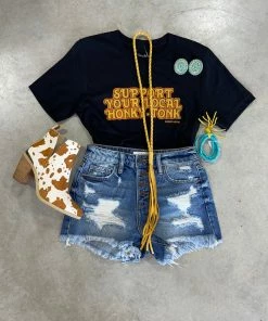 Hidden Women Sofie High Rise Mom Shorts