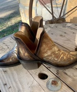 The Ranch House Sale Corral Antique Amber Bootie