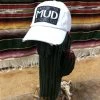 The Ranch House Hats "Makeup To Mud" White Cap