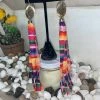 The Ranch House Barbosa Serape Fringe Earrings