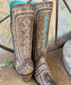 The Ranch House Corral Turquoise Diamond Boot Sale