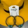 The Ranch House Accessories Navajo Pearl And Turquoises Hoops