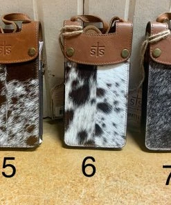 The Ranch House STS Cowhide Cell Phone Crossbody