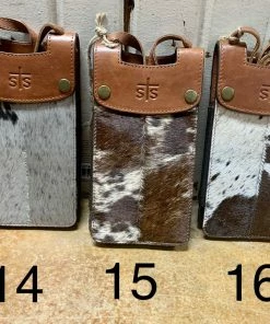 The Ranch House STS Cowhide Cell Phone Crossbody