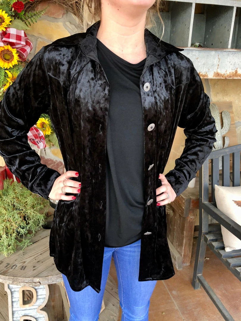 The Ranch House Silverado Velvet Long Sleeve Top 5 The Ranch House Silverado Velvet Long Sleeve Top