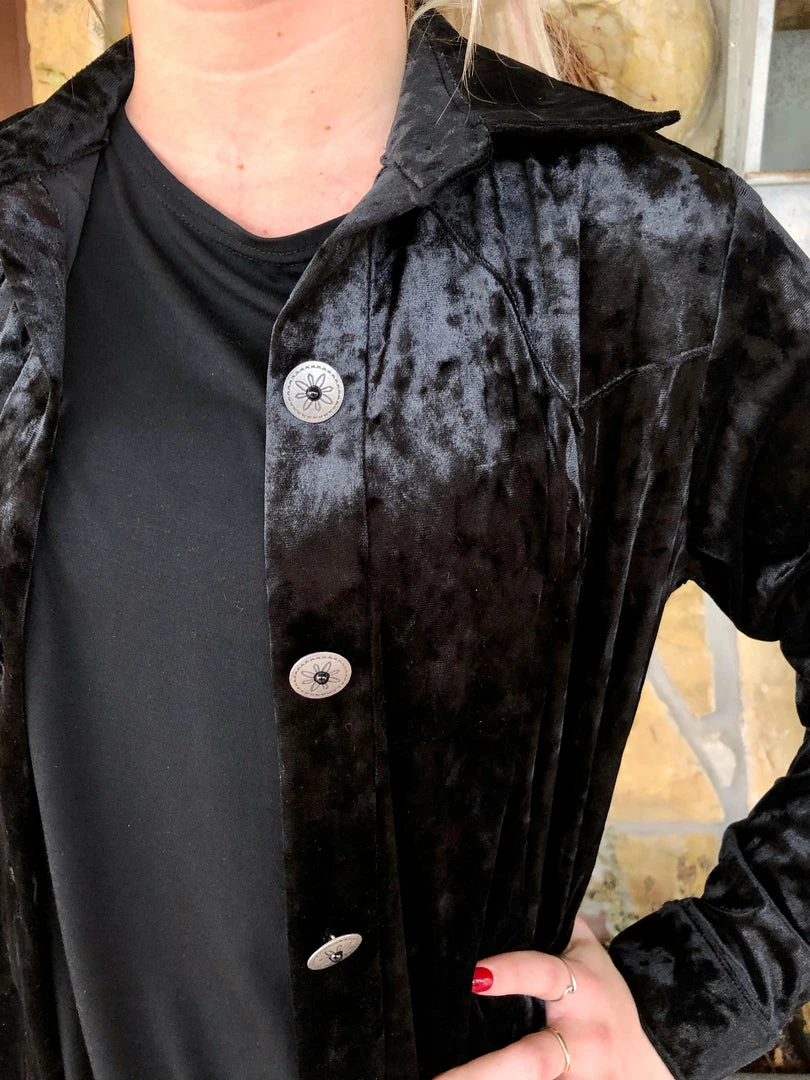 The Ranch House Silverado Velvet Long Sleeve Top 6 The Ranch House Silverado Velvet Long Sleeve Top