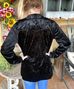 The Ranch House Silverado Velvet Long Sleeve Top 15 The Ranch House Silverado Velvet Long Sleeve Top