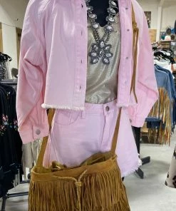 The Ranch House Double Fringe Leather Bag