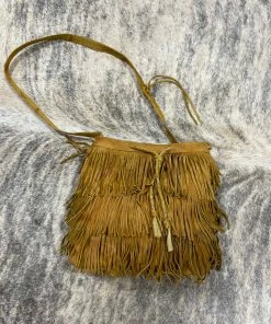 The Ranch House Double Fringe Leather Bag