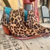 The Ranch House Ariat Dixon Haircalf Leopard Bootie Shoes