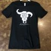 The Ranch House Black Cow Skull Pearl Snap Fever Tee Sale 1 The Ranch House Black Cow Skull Pearl Snap Fever Tee Sale