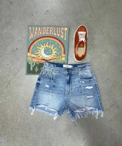 Hidden Women Cut Out Cut Off Shorts