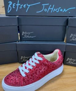 Betsy Johnson Betsey Johnson Sidny Rhinestone Sneakers - 1