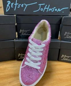 Betsy Johnson Betsey Johnson Sidny Rhinestone Sneakers - 1