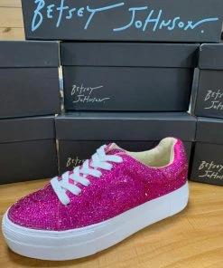 Betsy Johnson Betsey Johnson Sidny Rhinestone Sneakers - 1