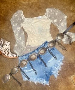 The Ranch House Accessories Barbosa Navajo Fringe Belt