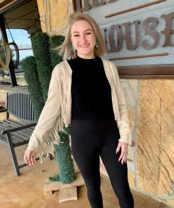 The Ranch House Saddle Up Suede Fringe Blazer Sale 12 The Ranch House Saddle Up Suede Fringe Blazer Sale