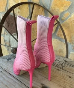 The Ranch House Steve Madden Diana Pink Ombre Bootie