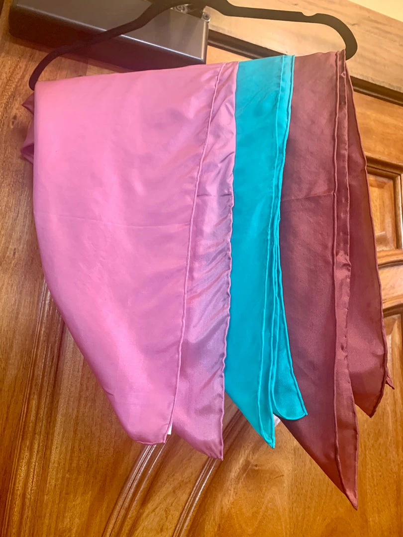 The Ranch House Wild Rags/ Scarves Wyoming Traders Solid Silk Scarf 3 The Ranch House Wild Rags/ Scarves Wyoming Traders Solid Silk Scarf