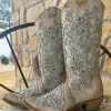 The Ranch House Corral Flower Happy Boots Collections