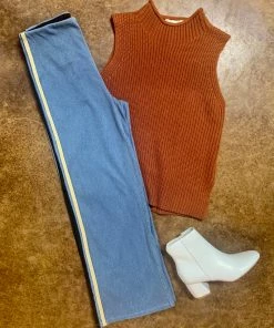 The Ranch House Sale Opal Wide Leg Crop Denim