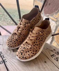 The Ranch House Sale Wild And Free Leopard Sneakers
