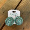 West & Co. Turquoise Concho Earrings