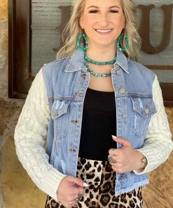 The Ranch House Knitted Ninja Jean Jacket Sale