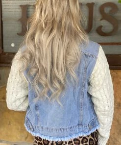The Ranch House Knitted Ninja Jean Jacket Sale