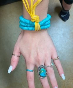 The Ranch House Pull Back The Layers Turquoise Bracelet Accessories