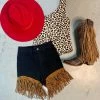 The Ranch House Western Days Fringe Shorts Women 1 The Ranch House Western Days Fringe Shorts Women