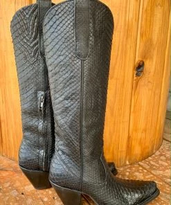The Ranch House Corral Black Betty Boot-Tall