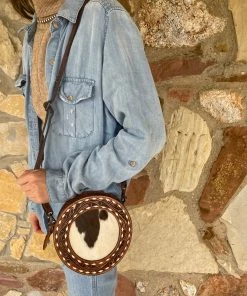 American Darling Rosenberg Cowhide Circle Purse