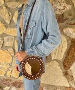 American Darling Rosenberg Cowhide Circle Purse