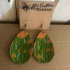 The Ranch House Accessories Cactus Painted Earrings