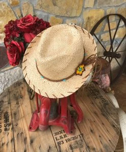 The Ranch House Charlie 1 Horse Sun Kissed Hat Turquoise/Silver