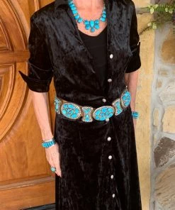 The Ranch House Silverado Velvet Audrey Duster/Dress