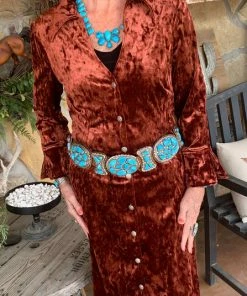 The Ranch House Silverado Velvet Audrey Duster/Dress